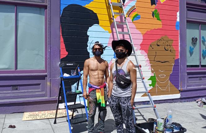 SF LGBT center mural highlights ‘Queeroes’ – Bay Area Reporter, America’s highest circulation LGBT newspaper SF LGBT center mural highlights ‘Queeroes’ – Bay Area Reporter, America’s highest circulation LGBT newspaper